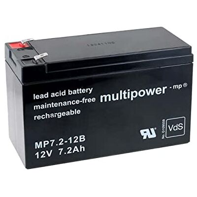 Powery Batería de Plomo-sellada (multipower) MP7,2-12B VDS Powery Batería de Plomo-sellada (multipower) MP7,2-12B VDS
