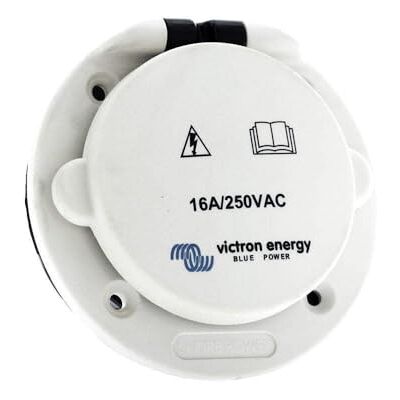 Victron Energy Toma DE Corriente 16A POLYAMIDA Macho con Tapa Victron Energy Toma DE Corriente 16A POLYAMIDA Macho con Tapa