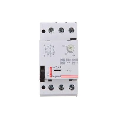 Interruptor motor Legrand 606806 3P 0,8kW - Protección IP3X Interruptor motor Legrand 606806 3P 0,8kW - Protección IP3X