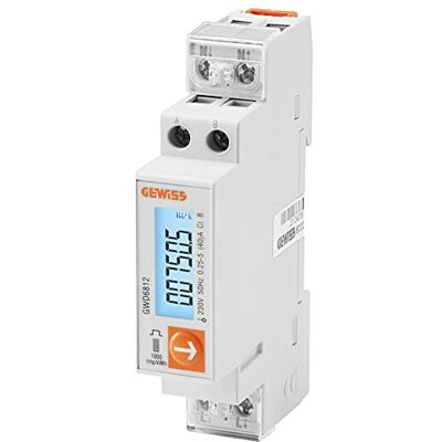 Gewiss GWD681 - Monofásico, Modbus, Icon DLM - Contador eléctrico Gewiss GWD681 - Monofásico, Modbus, Icon DLM - Contador eléctrico