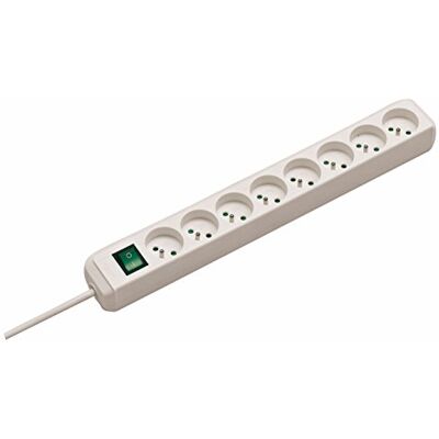 Brennenstuhl Toma de eco-line (8 direcciones, con el interruptor, blanco Brennenstuhl Toma de eco-line (8 direcciones, con el interruptor, blanco