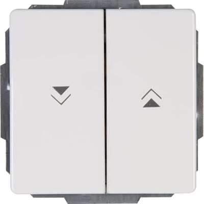 Kopp Interruptor de Persianas y Puertas Automáticas Venedig, Color Blanco, Kopp Interruptor de Persianas y Puertas Automáticas Venedig, Color Blanco,