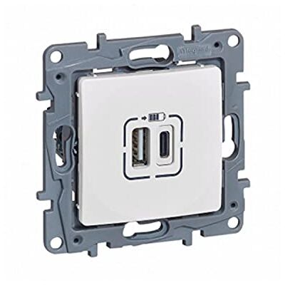 Legrand Toma USB Nl-Base Usb A+C 3A/5V Blan ( ) Legrand Toma USB Nl-Base Usb A+C 3A/5V Blan ( )