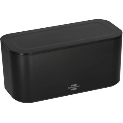 Brennenstuhl Caja de Cables para regletas de enchufes (Caja de plástico Especial ABS, Dimensiones Interiores: 296x129x134mm, Ideal para el hogar, la Oficina y Las Zonas de recepción) Negro Brennenstuhl Caja de Cables para regletas de enchufes (Caja de plástico Especial ABS, Dimensiones Interiores: 296x129x134mm, Ideal para el hogar, la Oficina y Las Zonas de recepción) Negro
