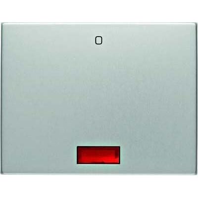 Hager Tecla con "0" e indicador luminoso series berker K.x de , aluminio Hager Tecla con "0" e indicador luminoso series berker K.x de , aluminio