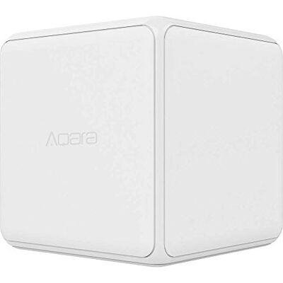 Aqara Cubo de Control, Requiere HUB, 6 Gestos Personalizables para Controlar los Dispositivos Domésticos Inteligentes, Duración de la Batería de 2 Años, Funciona con IFTTT Aqara Cubo de Control, Requiere HUB, 6 Gestos Personalizables para Controlar los Dispositivos Domésticos Inteligentes, Duración de la Batería de 2 Años, Funciona con IFTTT