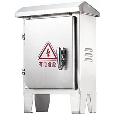 XBTGS Caja de distribución eléctrica impermeable de acero inoxidable 304, gabinete de monitoreo de red al aire libre, caja de conexiones montada en la pared, 400 x 300 x 200 mm, control industrial XBTGS Caja de distribución eléctrica impermeable de acero inoxidable 304, gabinete de monitoreo de red al aire libre, caja de conexiones montada en la pared, 400 x 300 x 200 mm, control industrial