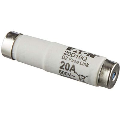 Eaton - 20D16Q - 20A 500V - Azul - Inserto de fusible Eaton - 20D16Q - 20A 500V - Azul - Inserto de fusible