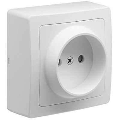 DEBFLEX Blok Enchufe 2P Blanco DEBFLEX Blok Enchufe 2P Blanco