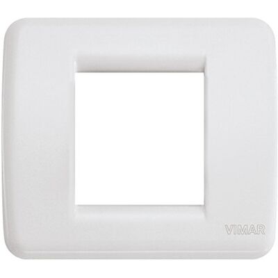 Vimar serie idea Placa rondo 1-2 módulo plastico blanco idea Vimar serie idea Placa rondo 1-2 módulo plastico blanco idea