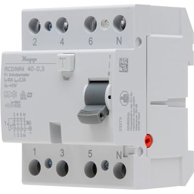 Kopp Interruptor diferencial RCD, 40 A, 300 mA, 4 pines, Kopp Interruptor diferencial RCD, 40 A, 300 mA, 4 pines,