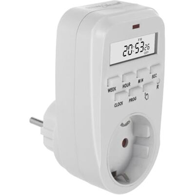 Reloj Digital Greenblue - Temporizador, Máx 16A, IP20, Gb362 F - Reloj Digital Reloj Digital Greenblue - Temporizador, Máx 16A, IP20, Gb362 F - Reloj Digital