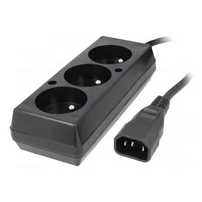 OEM Base Multiple 3 Enchufes Schuko A Conector C14 Macho OEM Base Multiple 3 Enchufes Schuko A Conector C14 Macho