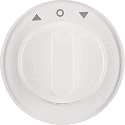Hager Tapa para interruptor/pulsador rotativo para persianas, series berker R.x de , blanco polar Hager Tapa para interruptor/pulsador rotativo para persianas, series berker R.x de , blanco polar