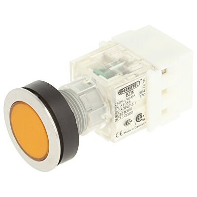 Schlegel Mazo botón de acero inoxidable, pulsadores electricos Tapa, tast Contacto donante 1 contacto y rosca, Amarillo (2 unidades) Schlegel Mazo botón de acero inoxidable, pulsadores electricos Tapa, tast Contacto donante 1 contacto y rosca, Amarillo (2 unidades)