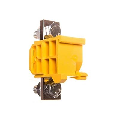 SIMET Bloque de terminales de tornillo montado en riel ZSG1-120.0Z Amarillo marca SIMET Bloque de terminales de tornillo montado en riel ZSG1-120.0Z Amarillo marca