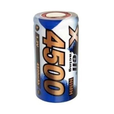 XCell X4500SCR Sub-C 123411 Batería Plana (Voltaje 1,2 V, Altura 43 mm, Peso: 77 g, diámetro de 23 mm, 4300 mAh, batería NI-MH, Recargable) XCell X4500SCR Sub-C 123411 Batería Plana (Voltaje 1,2 V, Altura 43 mm, Peso: 77 g, diámetro de 23 mm, 4300 mAh, batería NI-MH, Recargable)