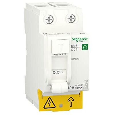 Schneider Electric Interruptor DiferencialSuperinmunizado para vivienda R9R712402P 40A 30mA F-SI Schneider Electric Interruptor DiferencialSuperinmunizado para vivienda R9R712402P 40A 30mA F-SI