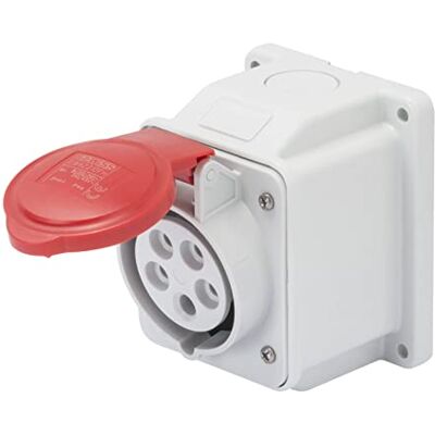 Gewiss 62 iec Base hembra 16a 3 polos+neutro+tierra 380v ip44 Gewiss 62 iec Base hembra 16a 3 polos+neutro+tierra 380v ip44
