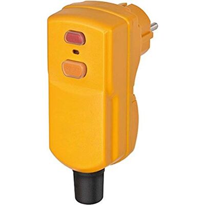 Brennenstuhl ficha diferencial 30 mA, 1P + N + T, IP55 para cable 3 G1.5, 16 A/230 V, amarillo Brennenstuhl ficha diferencial 30 mA, 1P + N + T, IP55 para cable 3 G1.5, 16 A/230 V, amarillo