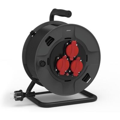 Simon Extensible professional - 16a 250v - 3 tomas - 20 m Simon Extensible professional - 16a 250v - 3 tomas - 20 m