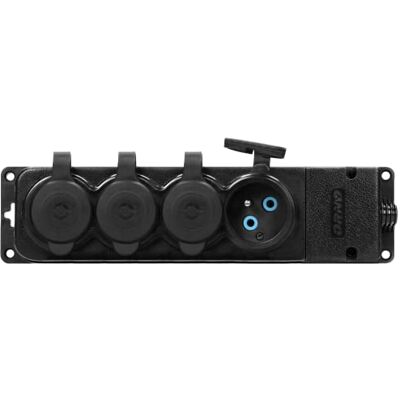 Orno Distribuidor del Taller Enchufe Exterior Estanco 4 Enchufes IP44 230V 16A Resistente a Los Impactos, No Combustible (Versión Francesa) Orno Distribuidor del Taller Enchufe Exterior Estanco 4 Enchufes IP44 230V 16A Resistente a Los Impactos, No Combustible (Versión Francesa)