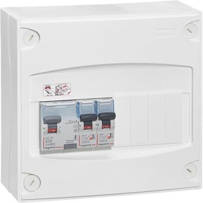 Legrand Cuadro eléctrico equipado, blanco, , 400 voltsV Legrand Cuadro eléctrico equipado, blanco, , 400 voltsV