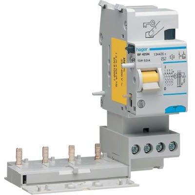 Hager Bloque Diferencial Tipo A, para M/N, 4P, 40A, 300mA Hager Bloque Diferencial Tipo A, para M/N, 4P, 40A, 300mA