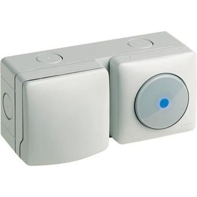 Interruptor Idrobox IP55 Bticino con cubierta Interruptor Idrobox IP55 Bticino con cubierta