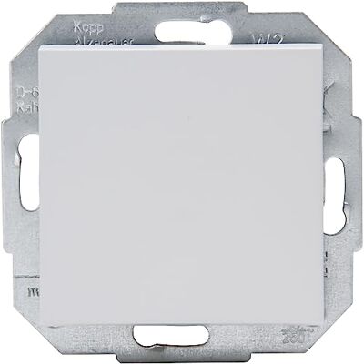 Kopp Athenis interruptor de cambio empotrado gris mate - wipschakelaar Kopp Athenis interruptor de cambio empotrado gris mate - wipschakelaar