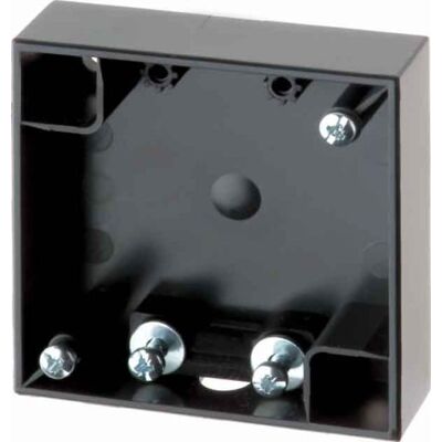 Hager Zócalo para montaje superficie plana con 1 sujetacable antracita Hager Zócalo para montaje superficie plana con 1 sujetacable antracita