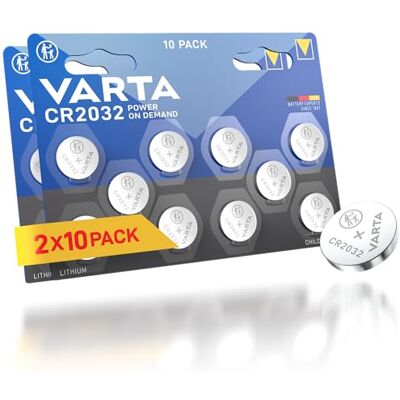 Batería de litio CR2032 Varta - Pack de 10 Batería de litio CR2032 Varta - Pack de 10