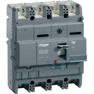 Hager Interruptor automático 4p3dn/2 40ka 250a tm regulable Hager Interruptor automático 4p3dn/2 40ka 250a tm regulable