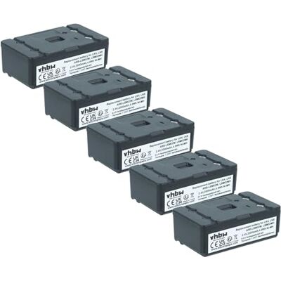 vhbw 5X batería reemplaza Autec ARB-LBM02M, LBM02MH para Mando a Distancia, Control Remoto (2000 mAh, 2,4 V, NiMH) vhbw 5X batería reemplaza Autec ARB-LBM02M, LBM02MH para Mando a Distancia, Control Remoto (2000 mAh, 2,4 V, NiMH)