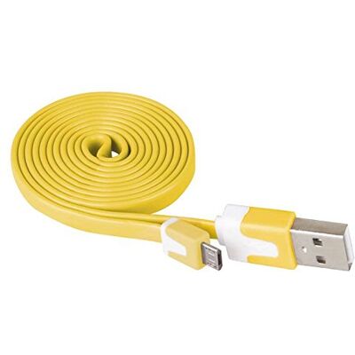 EMOS Cable USB 2.0 a/M – Micro B/M 1 m, Amarillo, lm05 – 1021 EMOS Cable USB 2.0 a/M – Micro B/M 1 m, Amarillo, lm05 – 1021