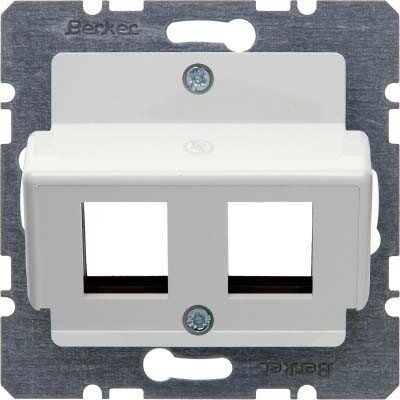 Hager Tapa jacks Krone bl. polar,mate Hager Tapa jacks Krone bl. polar,mate