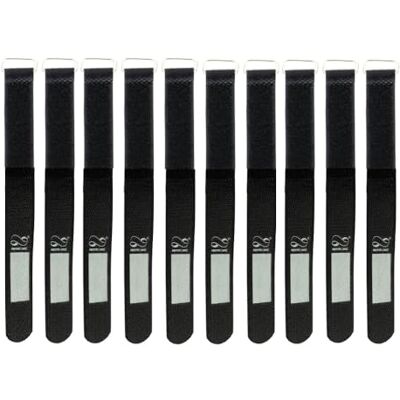 Infitronic Pro 10 bridas de para escribir con ojal de metal, en diferentes lados, 50 x 500 mm, color negro Infitronic Pro 10 bridas de para escribir con ojal de metal, en diferentes lados, 50 x 500 mm, color negro