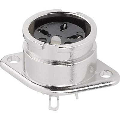 BKL Electronic 0 DIN-Rundsteckverbinder Flanschbuchse, Contacte gerade Polzahl (num): 5 plata BKL Electronic 0 DIN-Rundsteckverbinder Flanschbuchse, Contacte gerade Polzahl (num): 5 plata