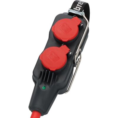 Brennenstuhl Regleta de Enchufe Profesional Regleta de 4 Veces, Uso en la construcción y Exterior Permanente, IP54 Brennenstuhl Regleta de Enchufe Profesional Regleta de 4 Veces, Uso en la construcción y Exterior Permanente, IP54