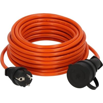 Brennenstuhl Cable de extensión Bremaxx (Cable de 10 m en Naranja, para Uso en Exteriores IP44, Apto hasta -35°C, Resistente al Aceite y a los Rayos UV, Fabricado en Alemania) Brennenstuhl Cable de extensión Bremaxx (Cable de 10 m en Naranja, para Uso en Exteriores IP44, Apto hasta -35°C, Resistente al Aceite y a los Rayos UV, Fabricado en Alemania)