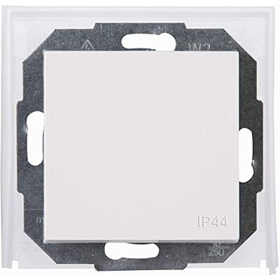Kopp Athenis Interruptor de cambio y desmontaje para espacios húmedos, color blanco Kopp Athenis Interruptor de cambio y desmontaje para espacios húmedos, color blanco