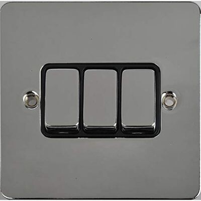 Schneider Electric GU1232BPC interruptor eléctrico Rocker switch Cromo Accesorio cuchillo eléctrico (Rocker switch, Cromo, Acero inoxidable, IP20, 16 A, 88 mm) Schneider Electric GU1232BPC interruptor eléctrico Rocker switch Cromo Accesorio cuchillo eléctrico (Rocker switch, Cromo, Acero inoxidable, IP20, 16 A, 88 mm)
