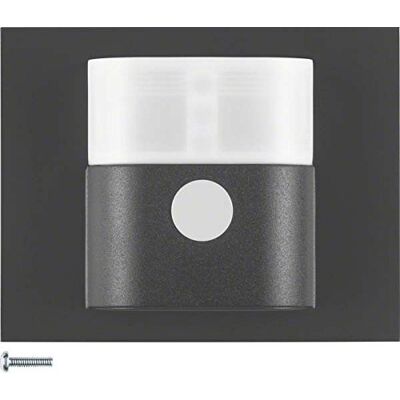 Hager Tapa para detector de movimiento 2,2 m, berker.Net, para serie berker K.1 de , antracita Hager Tapa para detector de movimiento 2,2 m, berker.Net, para serie berker K.1 de , antracita