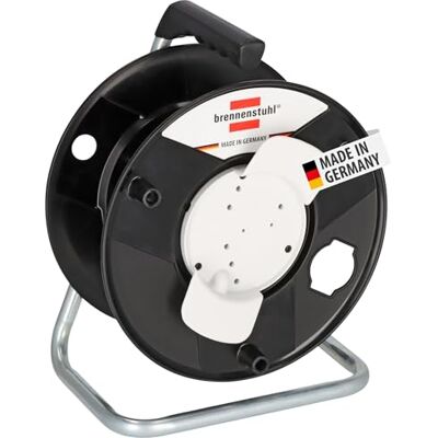 Brennenstuhl Garant G 290 enrollacables sin cable/carrete de cable vacío (plástico especial, fabricado en Alemania, diámetro de 290 mm) negro Brennenstuhl Garant G 290 enrollacables sin cable/carrete de cable vacío (plástico especial, fabricado en Alemania, diámetro de 290 mm) negro