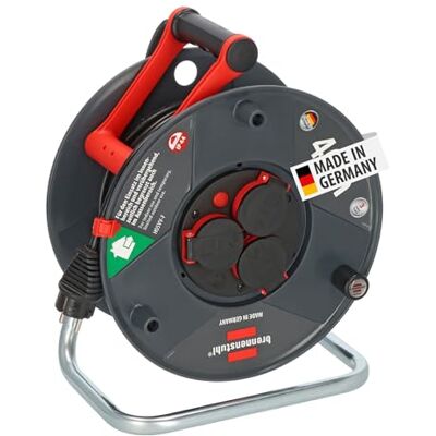 Brennenstuhl Enrollacables Garant V2 IP44 40m exterior (Made in Germany, 3 tomas de corriente con contacto de puesta a tierra, plástico especial) Brennenstuhl Enrollacables Garant V2 IP44 40m exterior (Made in Germany, 3 tomas de corriente con contacto de puesta a tierra, plástico especial)
