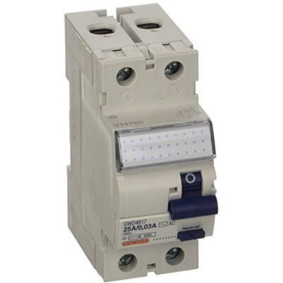Gewiss power Diferencial idp na-t 2 polos 25a instant.ac/0,03 2 módulos Gewiss power Diferencial idp na-t 2 polos 25a instant.ac/0,03 2 módulos