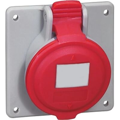 Legrand CEE enchufe de instalación, 32 A, rojo, 1 Legrand CEE enchufe de instalación, 32 A, rojo, 1