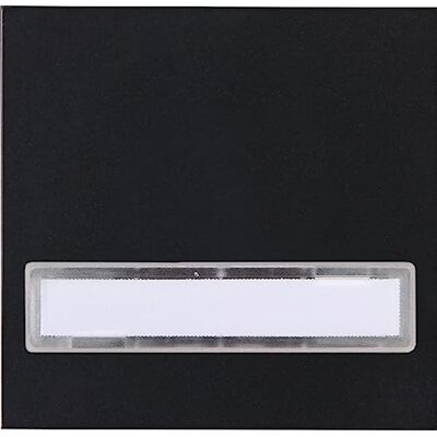Kopp HK07 – Balancín con campo de rotulación, color: negro mate – (5 unidades) Kopp HK07 – Balancín con campo de rotulación, color: negro mate – (5 unidades)