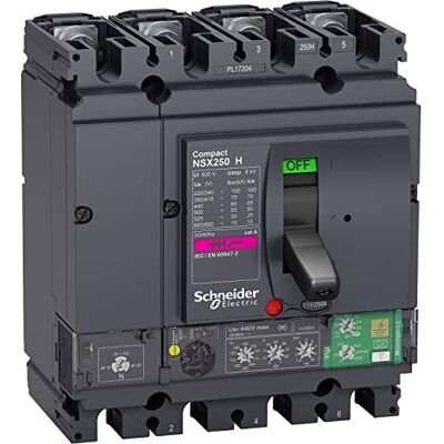 SCHNEIDER NSX250 4P 70k Micrologic 4.2 Vigi 250A SCHNEIDER NSX250 4P 70k Micrologic 4.2 Vigi 250A