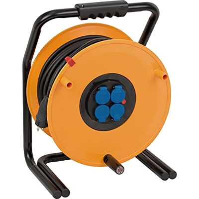 Brennenstuhl Extensión Brobusta IP44 (cable Beben 50 m, para uso en obras y exteriores, fabricado en Alemania), color amarillo Brennenstuhl Extensión Brobusta IP44 (cable Beben 50 m, para uso en obras y exteriores, fabricado en Alemania), color amarillo